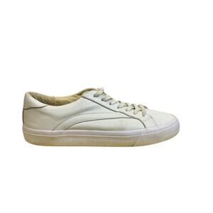 Madewell White Leather Low Top Sneakers Size 7M